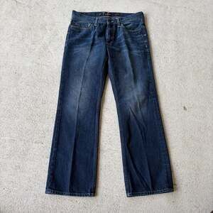 Helix Slim Bootcut Dark Wash Denim Jeans Size 32W 30L